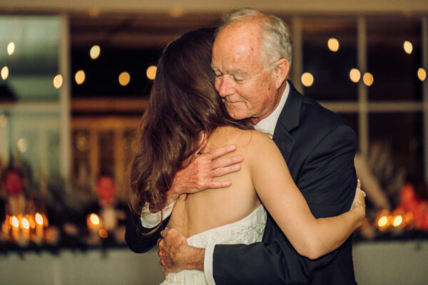Unforgettable moment during father and bride dance