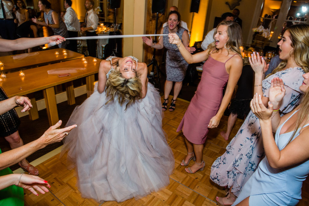 Bride out on the dance floor!