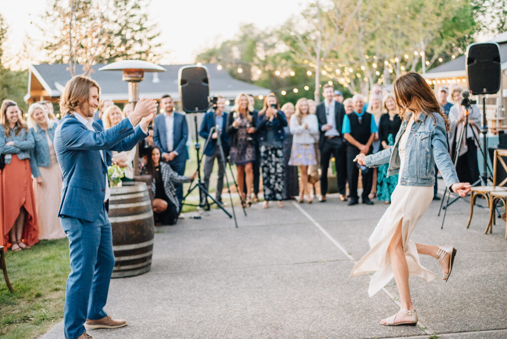 First dance at private estate wedding