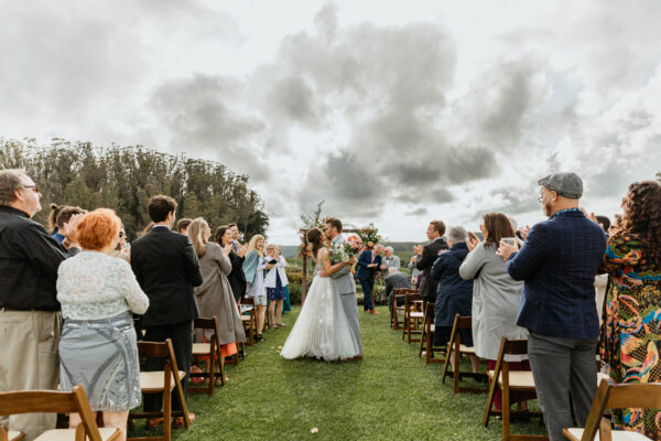 Gorgeous setting for an outdoor wedding ceremony