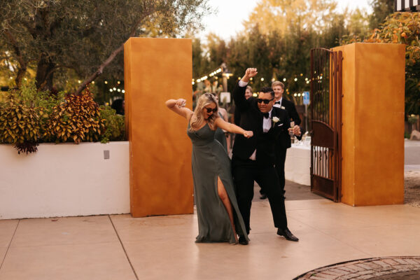 Wedding party entrance at its best!