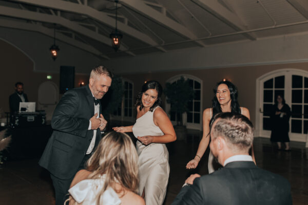 Dancing at Trentadue Winery wedding!